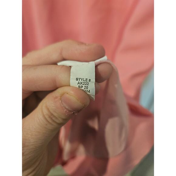 J. Crew 365 Crepe Laser-Cut Eyelet Shift Dress Pink Size 6 Pastel Spring Summer - Picture 5 of 6